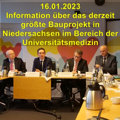 20230116 MWK Bauprojekt Universitaetsmedizin