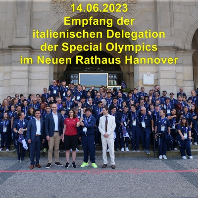 20230614 Empfang italienische Delegation Special Olympics