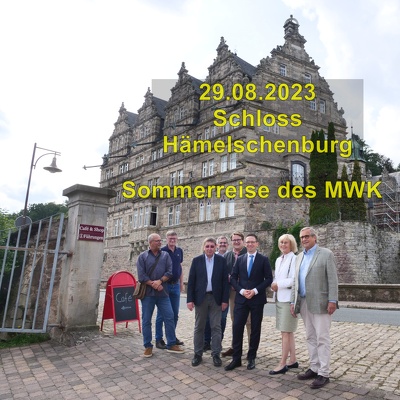 20230829 Sommerreise MWK Schloss Haemelschenburg