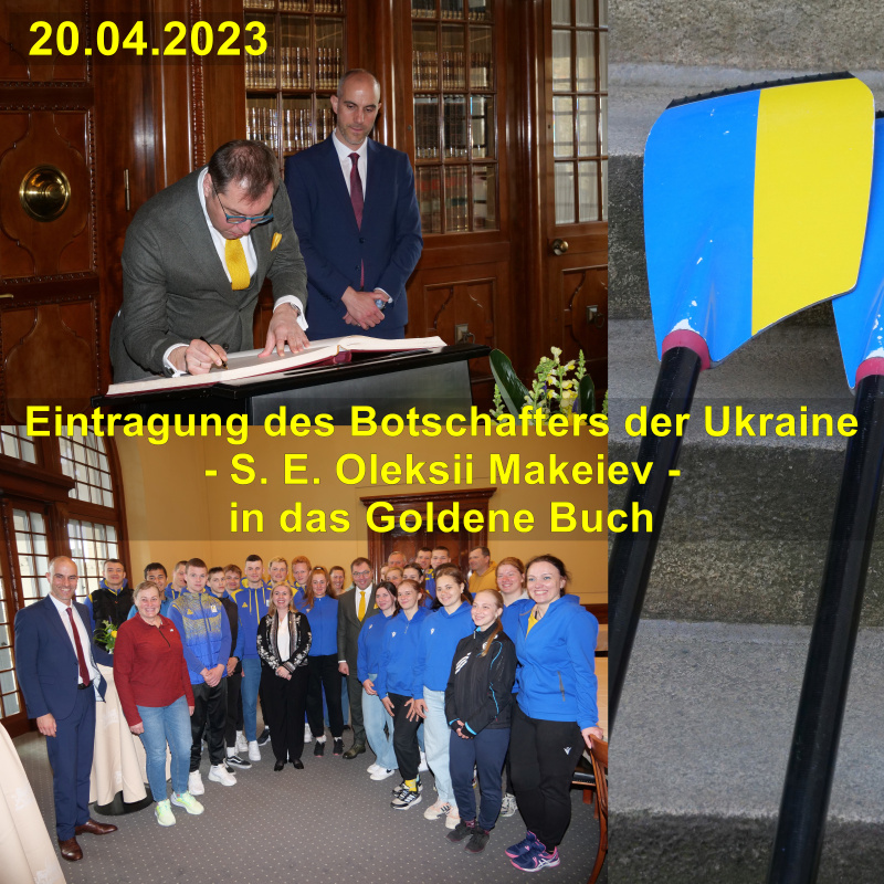 A Goldenes Buch Ukrainischer Botschafter