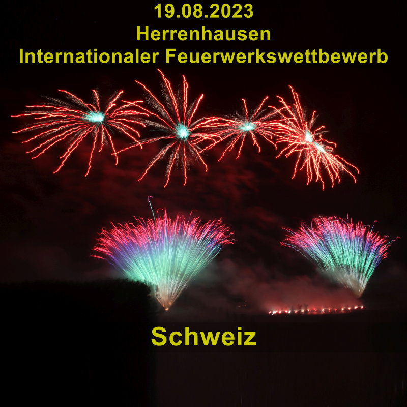 A Herrenhausen Internationaler Feuerwerkswettbewerb Schweiz
