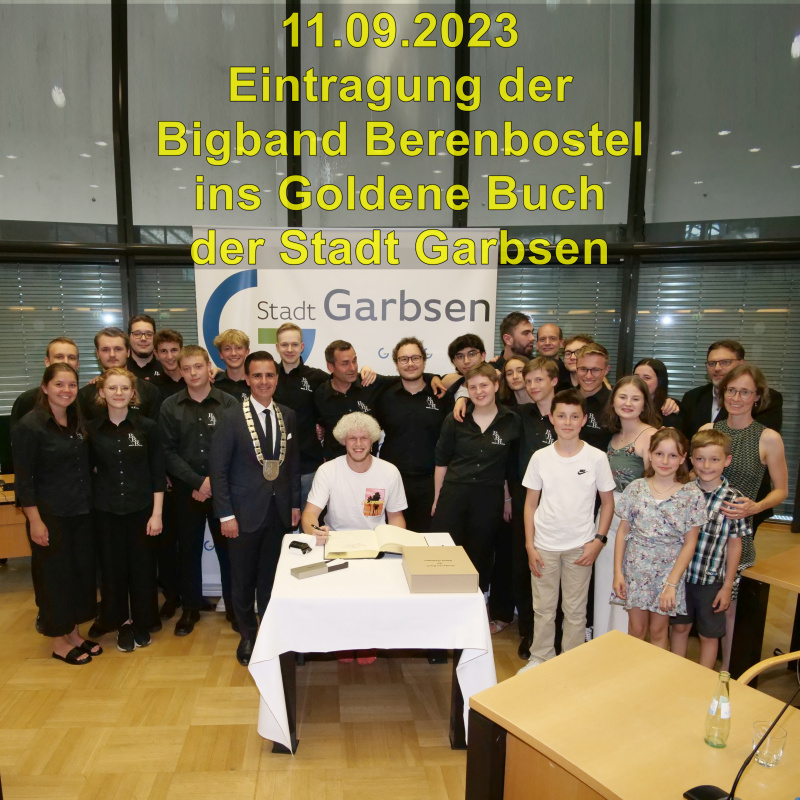 A Bigband Berenbostel Goldenes Buch Stadt Garbsen