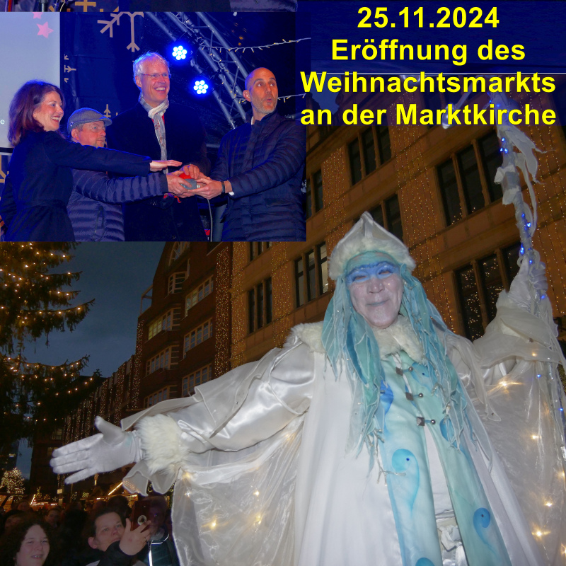 A Eroeffnung des Weihnachtsmarkts