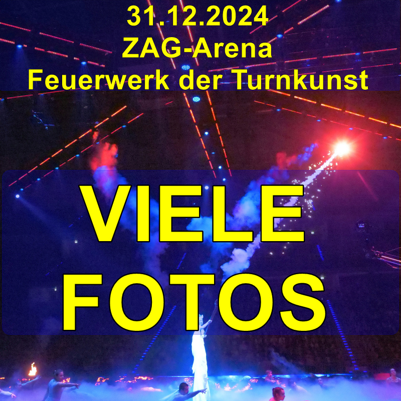 A Feuerwerk der Turnkunst VIELE FOTOS