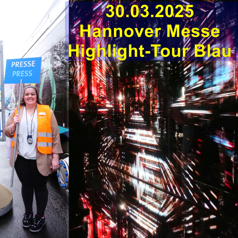 A Messe Highlight-Tour blau